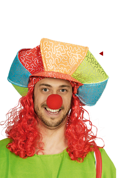 Clown Mütze Kappe clown kostuem